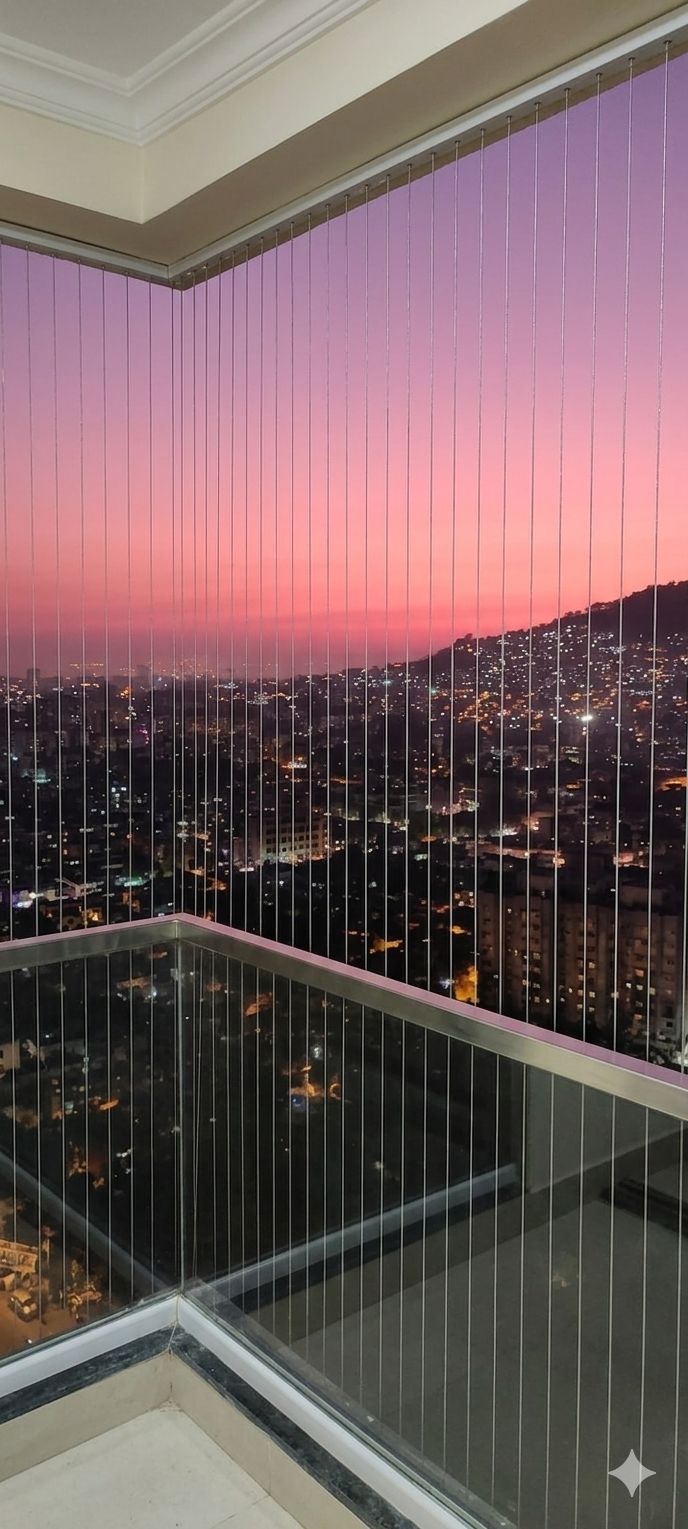 Invisible Grills for Balcony